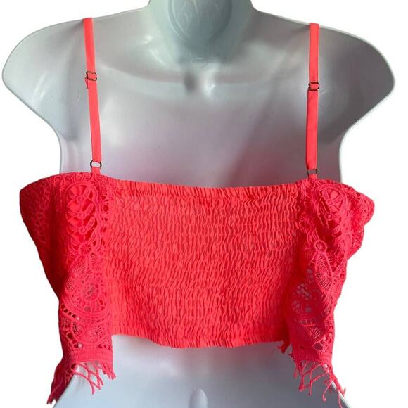 Y2K Women Crop Corset Top L Vibrant Sweetheart Neck Coquette Flirty Retro Girly - Picture 4 of 10